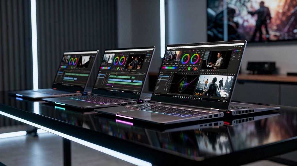 top 4 2026 video editing laptops