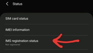 How to Fix "IMS Registration Status Not Registered"