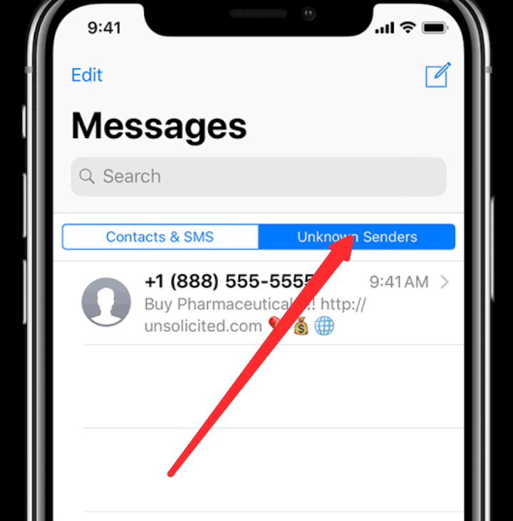 enable the iPhone spam filter - How to Block Text Messages on iPhone Without Opening It