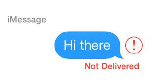Why do my messages say not delivered but they are