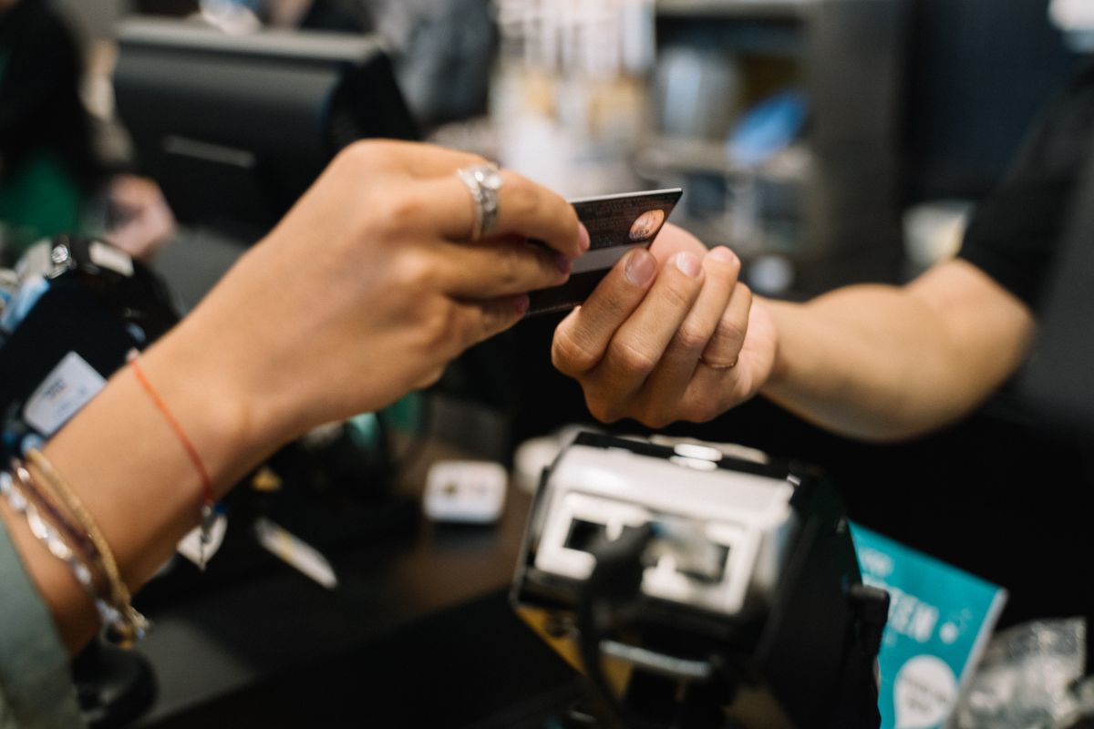 Credit card with security lock