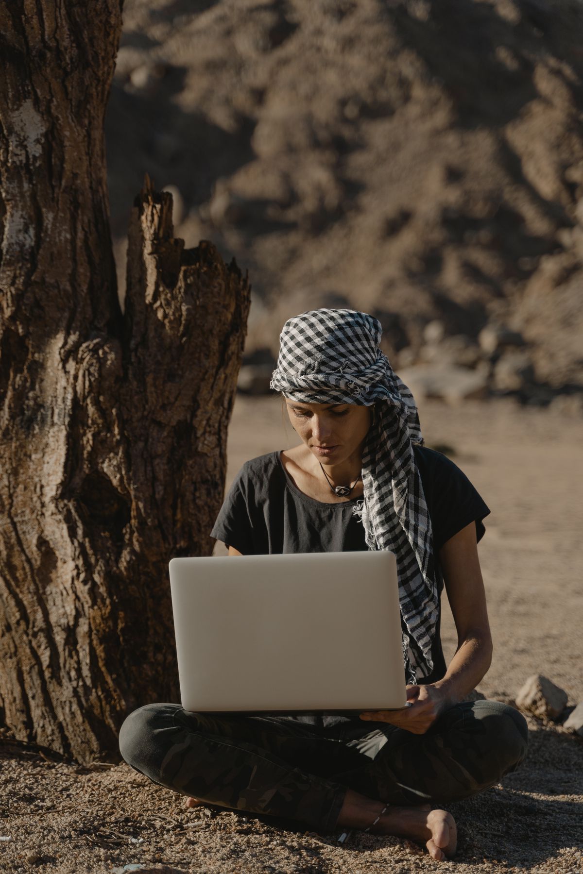 Remote work from travel destination